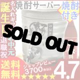 画像: 父の日 名入れ 名入れギフト彫刻　名入れ焼酎サーバー 美濃焼 青磁刷毛＋本格焼酎 赤無月【芋900ml25度】セット【名前入り・名入れ】【名入れ】【送料無料】【シミュレーション】